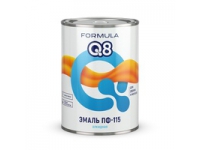  Эмаль ПФ-115 Белая  0,9 кг "FORMULA Q8"