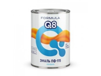  Эмаль ПФ-115 Красная 0,9 кг  "FORMULA Q8"