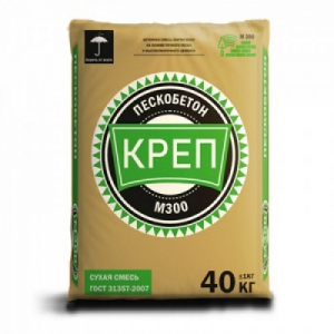  Пескобетон  М-300 40 кг  "КРЕП"