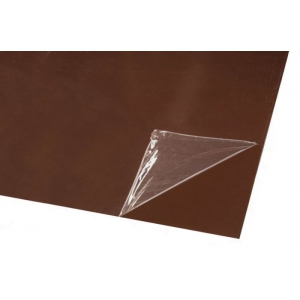  Лист гладкий  RAL8017 Шоколад(1,25*2м*0,4мм) в пленке